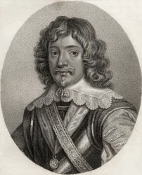 Henryk Rich, sztychowany przez Geremię, ilustracja z „Katalogu autorów królewskich i szlacheckich, tom III”, wydanego w 1806 r.