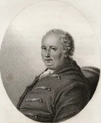 Horatio Walpole, sztychowana przez Geremię, ilustracja z „Katalogu autorów królewskich i szlacheckich, tom IV”, wydanego w 1806 r.