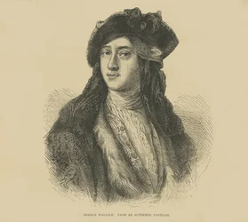 Horatio Walpole z autentycznego portretu (rycina)