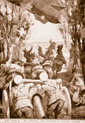 Jak Zeppelin 5 został zniszczony i schwytany przez rosyjską kawalerię, 1914-19