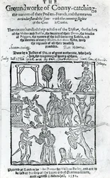 Ilustracja przedstawiająca prace ziemne w łapaniu Coniaka, 1592 r