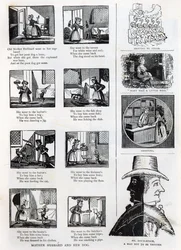 Ilustracje z książki z obrazkami dziadków, ok. 1875 r.
