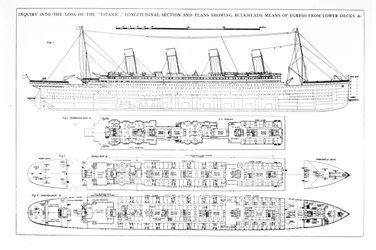 Zapytanie o Loss of the Titanic: przekroje statku