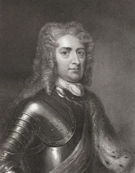 John Churchill (1650-1722) 1. książę Marlborough z Galerii Portretów, opublikowany w 1833 r.