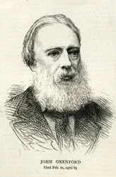 John Oxenford (1812-77) ilustracja z The Graphic 1877