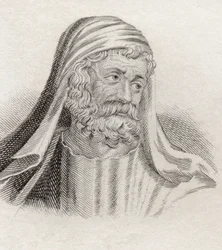 Jan VI Kantakouzenos, z „Słownika historycznego Krabba”, opublikowana w 1825 r. (lito)