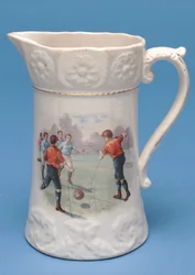 Dzbanek z nadrukiem transferowym z meczu piłki nożnej (ceramiczny)