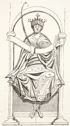 Król Edgar (z Cotton MS)