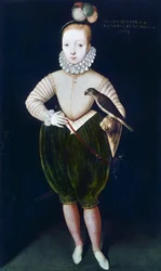King James I Anglii i VI Szkocji (olej na płótnie)