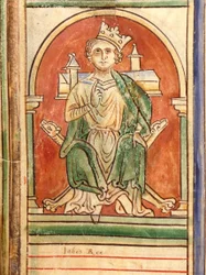 Król Jan siedzi