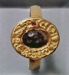 Pierścień King Richards (złoto i kamień szlachetny)