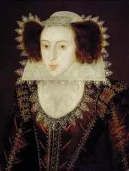 Lady Francis Fairfax, ok. 1610 (olej na panelu dębowym)