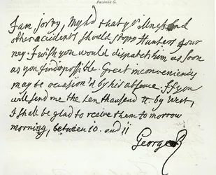 List Jerzego II do księcia Newcastle, 1759, opublikowany w „Godzinie wypoczynku”, 1891