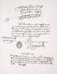 List od Olivera Cromwella, kwiecień 1653