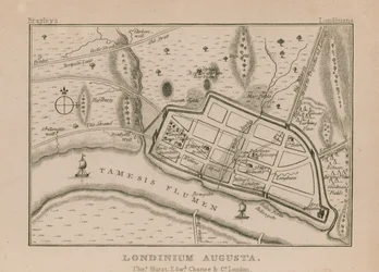 Mapa rzymskiego Londynu
