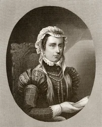 Małgorzata, księżna Parmy, z „Historii panowania Filipa II”, opublikowanej w 1855 r.