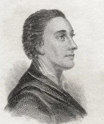 Mark Akenside, z „Słownika historycznego Krabba”, opublikowana w 1825 r. (lito)