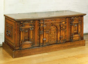 Intarsja Skrzynia Nonsuch (drewno)