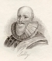 Maximilien de Bethune, książę de Sully, z „Słownika historycznego Krabba”, opublikowanego w 1825 r.
