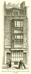 Dom Miltonów na Barbakanie (rozebrany w 1864 r.)