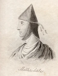 Mitrydates VI, ze „Słownika historycznego Krabba”, opublikowanego w 1825 r.