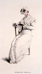 Suknia poranna, wrzesień 1811, z "Repozytorium sztuki" Ackermanna