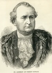 Pan Alderman i szeryf Nottage z The Illustrated London News, 10 listopada 1877 r.