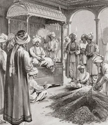 Muhammad bin Tughluq emitujący symboliczną walutę