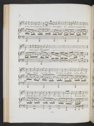 Wynik muzyczny do „Sweet the Merry Bells Ring Round” John Clare & F.W. Crouch, c.1820 (druk)