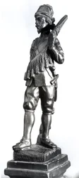Muszkieter, 1638 (drewno rzeźbione)