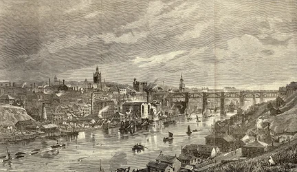 Newcastle upon Tyne w 1887 r.
