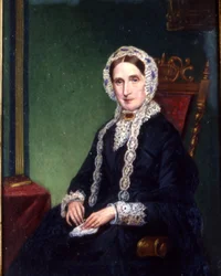 Staruszka w chwastach wdów, ok. 1850 (olej na płótnie)