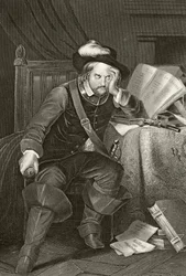 Oliver Cromwell, z „The National and Domestic History of England” Williama Hickmana Smitha Aubreya (1858-1916) opublikowanego w Londynie ok. 1890 r.
