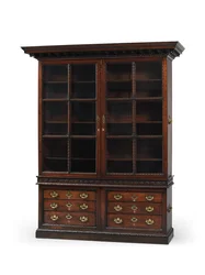 Jeden z pary regałów bibliotecznych Jerzego II, ok. 1750