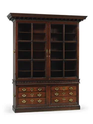 Jeden z pary regałów bibliotecznych Jerzego II, ok. 1750