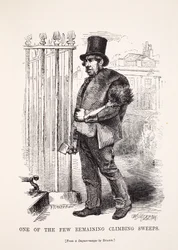 Jeden z nielicznych pozostałych kominiarzy, z dagerotypu Richarda Bearda, ilustracja z London Labor i London Poor Henry