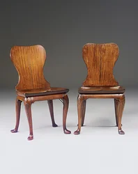 Para krzeseł do sali Jerzego II, ok. 1730