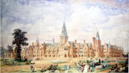 Projekt perspektywiczny dla szkoły lub uczelni, ok.1865
