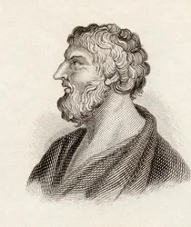 Pittacus z Mytilene, ze „Słownika historycznego krabów”, opublikowanego w 1825 r.