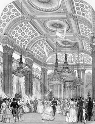 Polka Dance na balu państwowym w Pałacu Buckingham, 1848