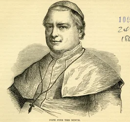 Papież Pius IX (rycina)