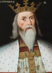 Portret Edwarda III (olej na płycie)