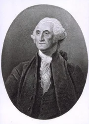 Portret Jerzego Waszyngtona (1732-1799) (rycina)