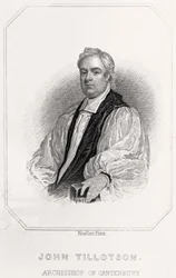Portret Johna Tillotsona, arcybiskupa Canterbury, 1835