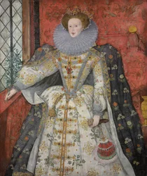Portret królowej Elżbiety I (1533-1603), ok. 1585-90 (olej na płótnie)