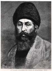 Portret Shir Ali Khana (1825-79) emira Afganistanu, 1878