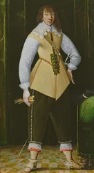 Portret oficera kawalerii rojalistów, ok. 1640 (olej na miedzi)