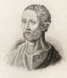 Posidonius of Apameia, ze „Słownika historycznego krabów”, opublikowanego w 1825 r.