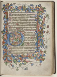 Psałterz z kalendarzem Sarum, ok. 1425-75 (atrament, farba i złoto na welinie)