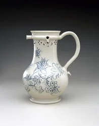 Dzbanek do układania puzzli, ok. 1740-1780 (kamionka glazurowana solą)